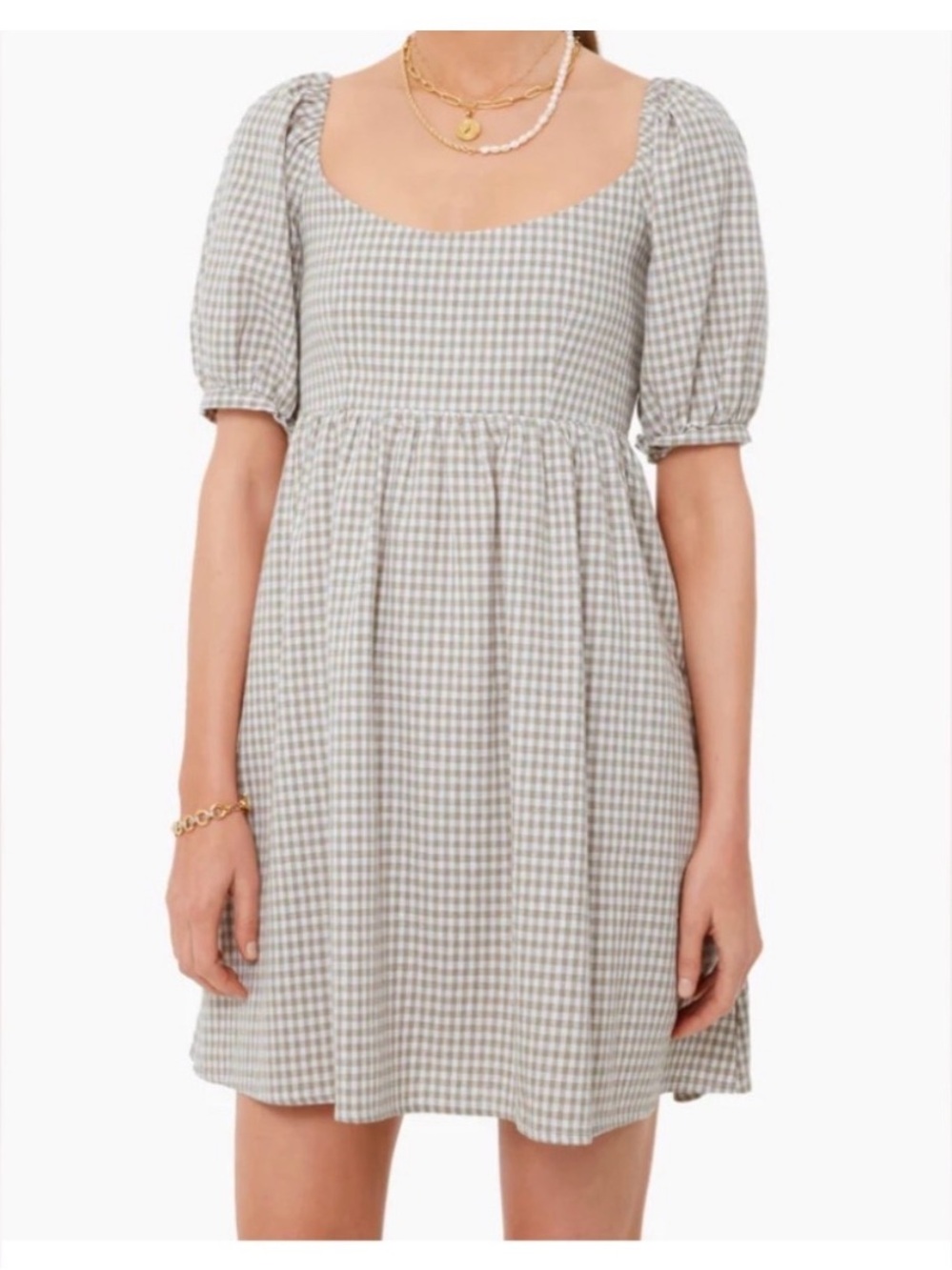 EUC Pomander Place Tuckernuck Abigail Dress-Beachwood Gingham